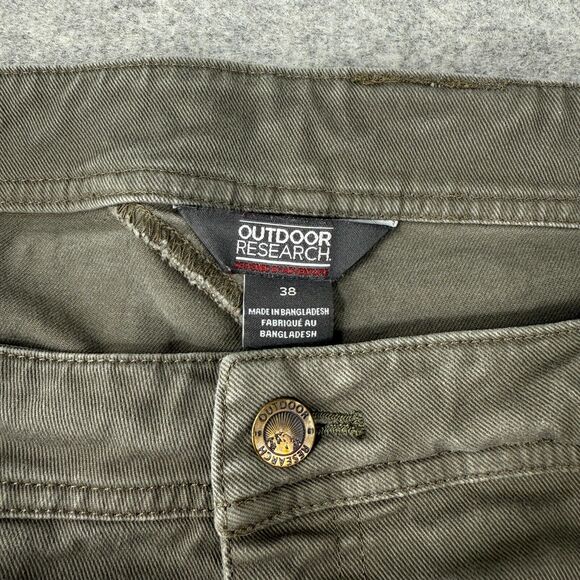 Outdoor Research Performance Pants Men's 38 Green Goldbar Canvas Outdoor Hiking - Picture 5 of 10